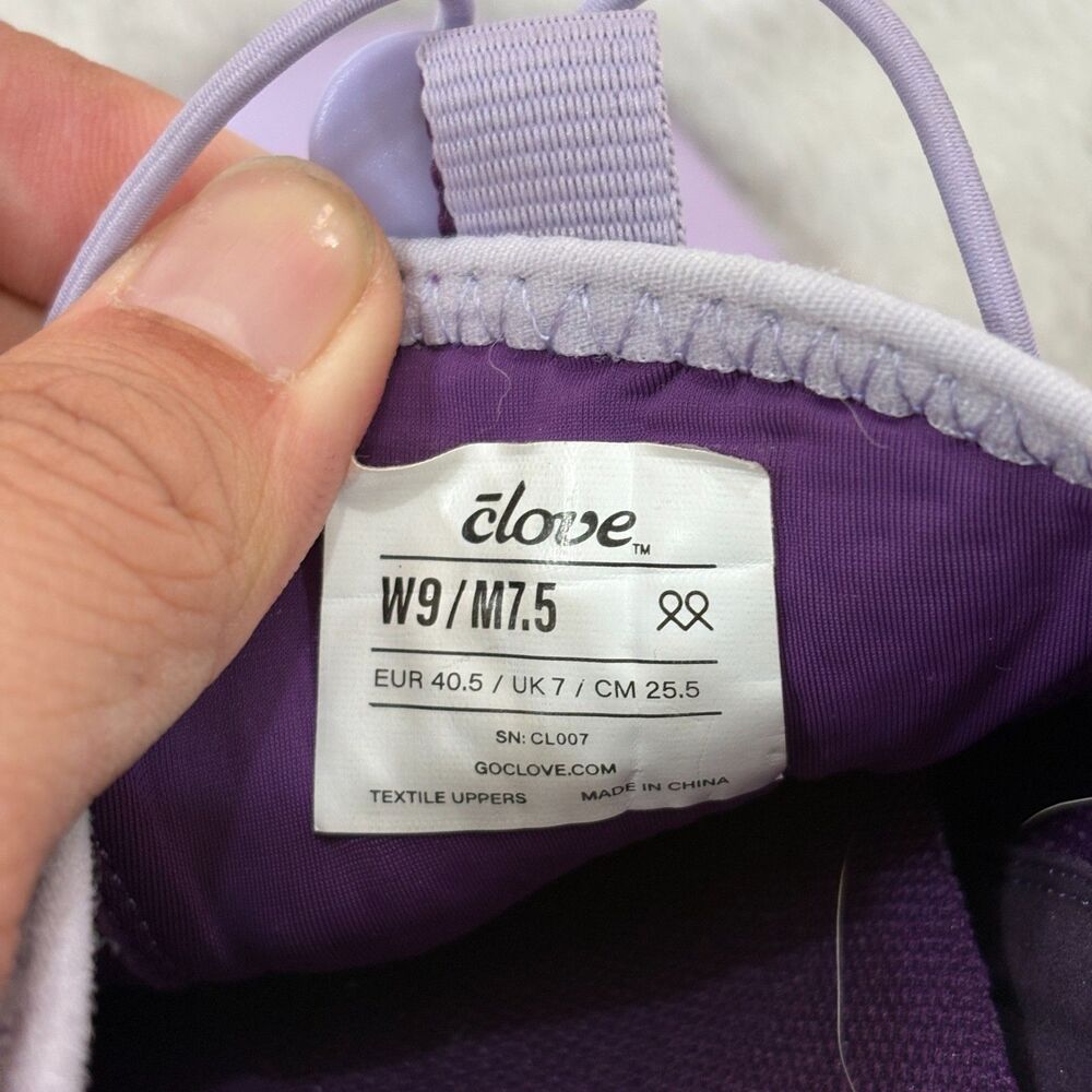 Clove Classic Nursing Shoes Women's Size 9 Sneakers Lavender Purple CL007 - Picture 4 of 5